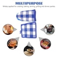 thumbnail image 4 of UPOUART 1 Ensemble de Mitaines de Cuisine en Coton Résistant à la Chaleur pour Barbecue Extérieur Usage Domestique, 4 of 8