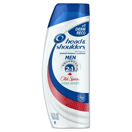 head and shoulders old spice pure sport 2 in 1 anti dandruff shampoo