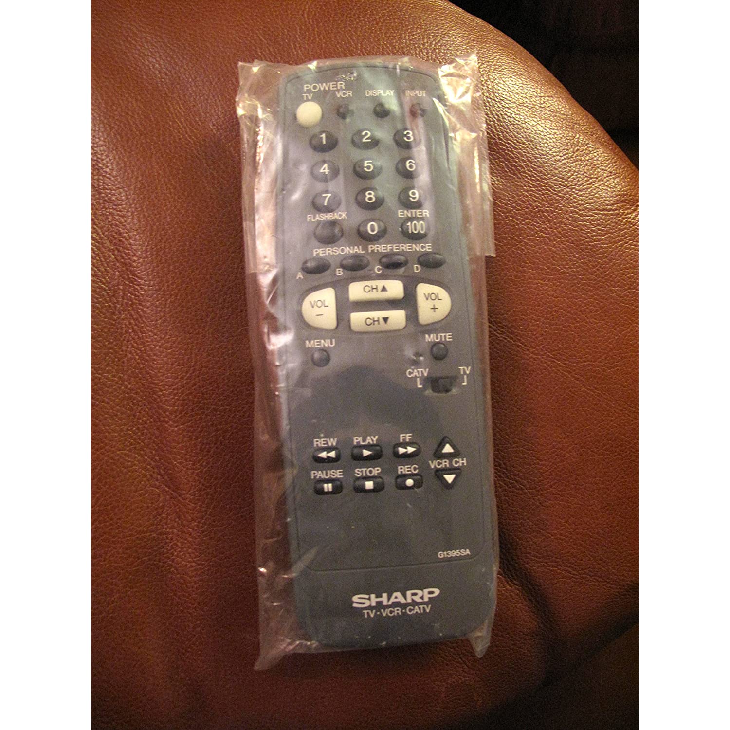 Sharp Remote Control TV VCR CATV G1395SA