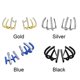 thumbnail image 3 of Pendientes con forma de garra Yashi 64510 dorado, 3 of 5