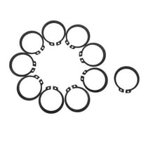 Unique Bargains 10 Pieces Metal Industrial Shaft Bearing External Retainer Ring