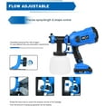 thumbnail image 4 of PRO Blue 1200ml HVLP Spray Gun, 4 Nozzles Pieces, 4 of 12