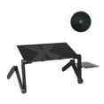 thumbnail image 2 of MesaSe Laptop Table Adjustable 15kg Notebook Stand Metal 360° Foldable Computer Holder  Rose Red  Cooling Fan, 2 of 10