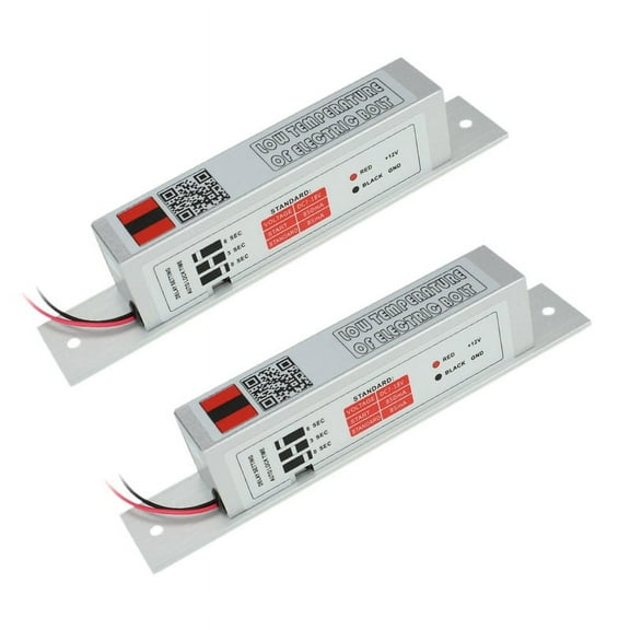 2X Electric Deadbolt Drop Bolt NC Mode Door Lock