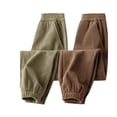 thumbnail image 4 of Generic Boys Corduroy Joggers Trouser Elasticated Sweatpants School Harem Pants/Spring Autumn Jogging Bottoms, 4 of 7