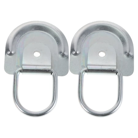 OULII 2Pcs Heavy-Duty Cargo Tie Down Rings for Rv Floor and Enclosed Trailer Applications