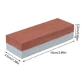 thumbnail image 4 of SXCRFKXH Double Sided Sharpening Stone with Non-Slip Base | Green Whetstone for Kitchen Knives | 14.8X4.3X3cm Professional Knife Sharpener tool, 4 of 6
