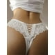 thumbnail image 1 of Tanga sexy para mujer, ropa interior sexy y traviesa de encaje transparente y elástica., 1 of 5