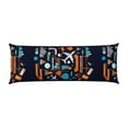 thumbnail image 2 of KLL Ultra Soft Microfiber Body Pillow Cover/Pillowcases 20"x54" with Hidden Zipper Closure-Creative Transport, 2 of 8