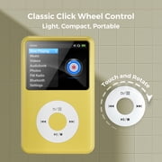 Innioasis 64GB Mp3 Player with Bluetooth, 2.4 Portable Mini HiFi Digital Music Player with FM Radio Audiobook Mp3 2026 Nice Gift(Light yellow)