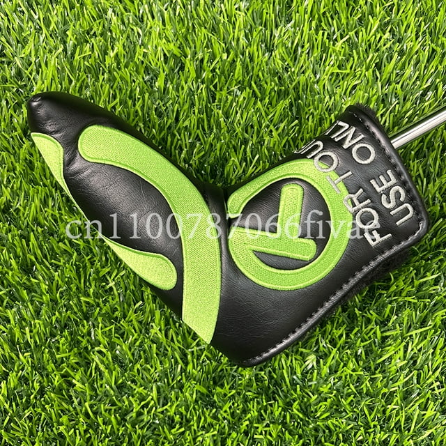 Housse de Tête de Putter de Golf - Design à Bord Droit Slim pour Putters à Lame LBQ001-Vert