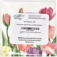thumbnail image 6 of Gift Boutique Tulip Cocktail Napkins, 100 Count, 3-Ply Disposable Paper Dessert Napkins, Spring Garden Floral Party Supplies, 10 x 10 in, 6 of 6
