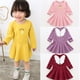 thumbnail image 2 of Vestido de princesa de algodón para niñas, vestido informal de manga larga de estilo coreano para cumpleaños de niñas, ropa de primavera y otoño 2022 zhangyuxiang unisex, 2 of 2