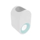 thumbnail image 1 of Dispensador de pasta de dientes Exprimidor automático de pasta de dientes Soporte para cepillo de dientes montado en la pared para baño, color blanco Advancent HA003111-01B, 1 of 6