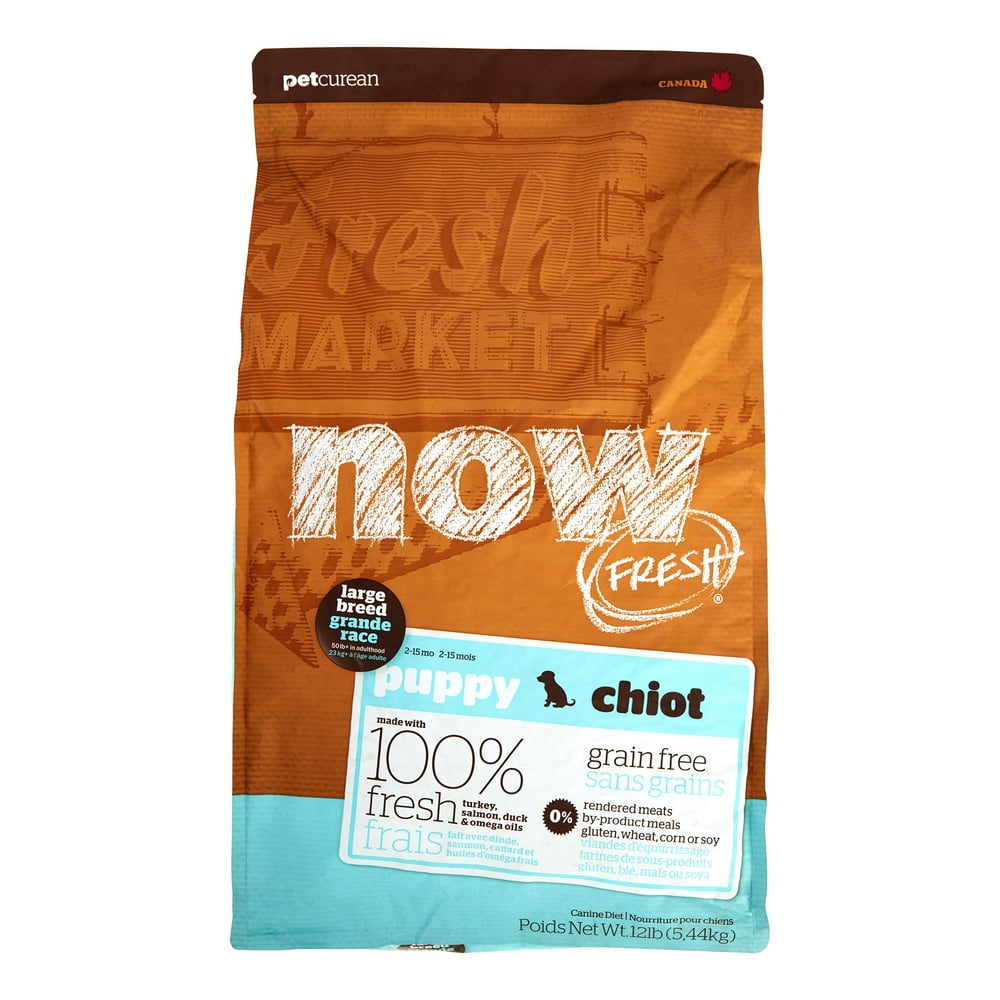 Petcurean Now Fresh GrainFree Large Breed Puppy Recipe Dry Dog Food