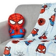 thumbnail image 2 of Spiderman Blanket and Character Hugger - Bundle with Kids and Teens Throw, Huggable Pillow, Stickers, More for Boys | Spiderman Blanket Size 50" x 60", 2 of 8