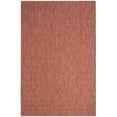 thumbnail image 2 of Safavieh Courtyard 6'7" Round Power Loomed Rug in Red and Red, 2 of 6