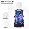 thumbnail image 3 of Xecao Book Glowing Mushrooms print basketball shirt for both men and women, a unisex basketball jersey perfect for theme parties-XX-Large, 3 of 6
