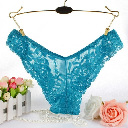 Cotton High Waisted Womens Underwear  Women Sexy Lace See-Through Breathable Soft Briefs Panties Lingerie Underwear