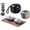 Green with 2 Cup, variant on Mini Travel Ceramic Tea Pot Set Chinese Kung Fu Teapot, 1 Pot 2 Cups Porcelain Teacup with Tea Infuser Portable Bag for Outdoor Picnic Hotel