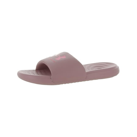 

Under Armour Womens Ansa Fix SL Faux Leather Slip On Pool Slides
