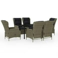 thumbnail image 4 of vidaXL Patio Dining Set Outdoor Dining Set Table and Chair Set for Garden, 4 of 6