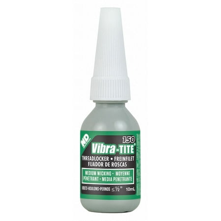 Series 150 Bottle - 150 Series Medium-Strength Wicking Grade Threadlocker, Green Liquid, 10mL Bottle