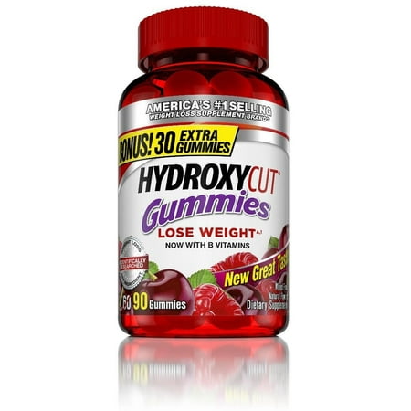 2 Pack - HYDROXYCUT Nutrition Gummies, Mixed Fruit 90 (Best Way To Take Hydroxycut)