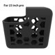 thumbnail image 1 of Adaptador de corriente Funda protectora de silicona a prueba de polvo Macbook Power Reemplazo de la funda protectora para MacBook, 15 pulgadas Pro, Negro Eigraketly EL5328-03B, 1 of 2