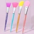 thumbnail image 3 of Face Masque Brush Super Soft Reusable Ergonomic Handle Non-irritation Ultralight Apply Face Masque Silicone Masque Applicator Multi-Function Makeup Tool for Women, 3 of 8