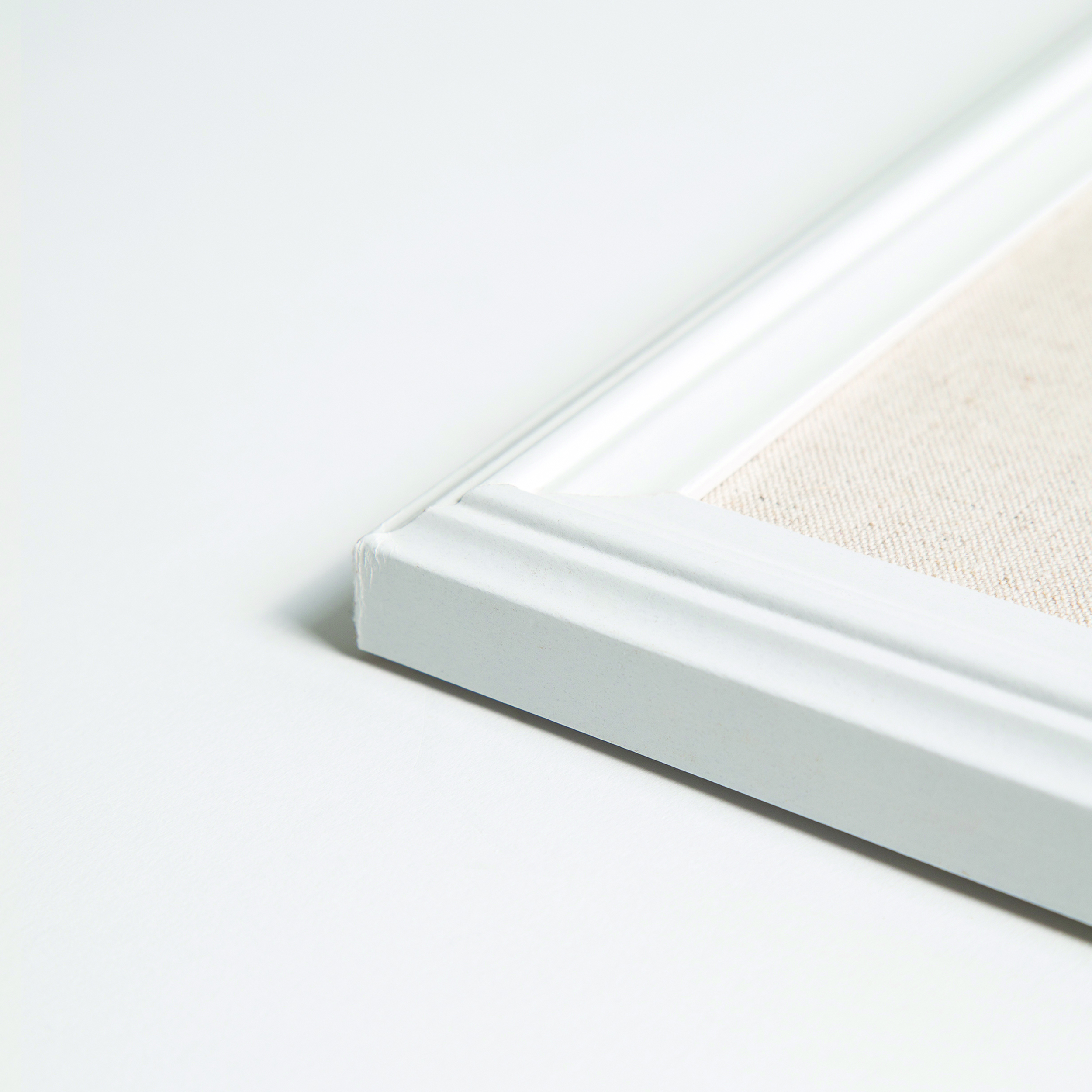 U Brands 30x20 Inch Linen Bulletin Board With White Frame photo 2