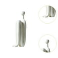 thumbnail image 6 of QSTDGVPW Abstract Figure Sculpture Ceramic for Cabinet Dining Table Table Centerpiece White, 6 of 9