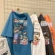 thumbnail image 3 of Camiseta de manga corta con estampado de dibujos animados japoneses de Anime Crayon Shin-Chan, tendencia de moda, versátil, holgada, para parejas, Y2K, 3 of 4