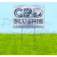 thumbnail image 1 of Ice & Snow Cbd Slushie (18" x 24") Yard Sign, Includes Metal Step Stake, 1 of 6