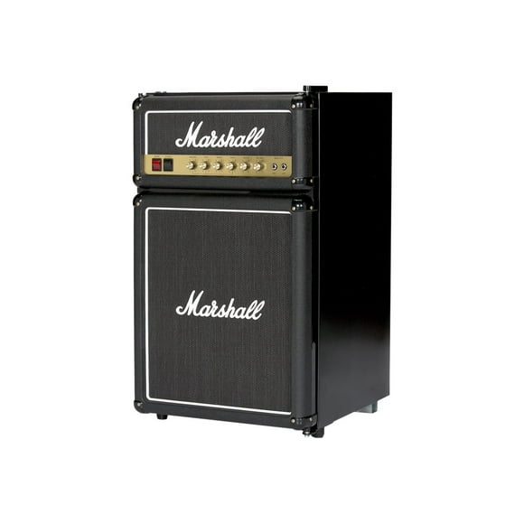 Marshall MF3.2BLK-NA - Black Edition - refrigerator - width: 17.7 in - depth: 18.5 in - height: 31.1 in - 3.2 cu. ft - matte black
