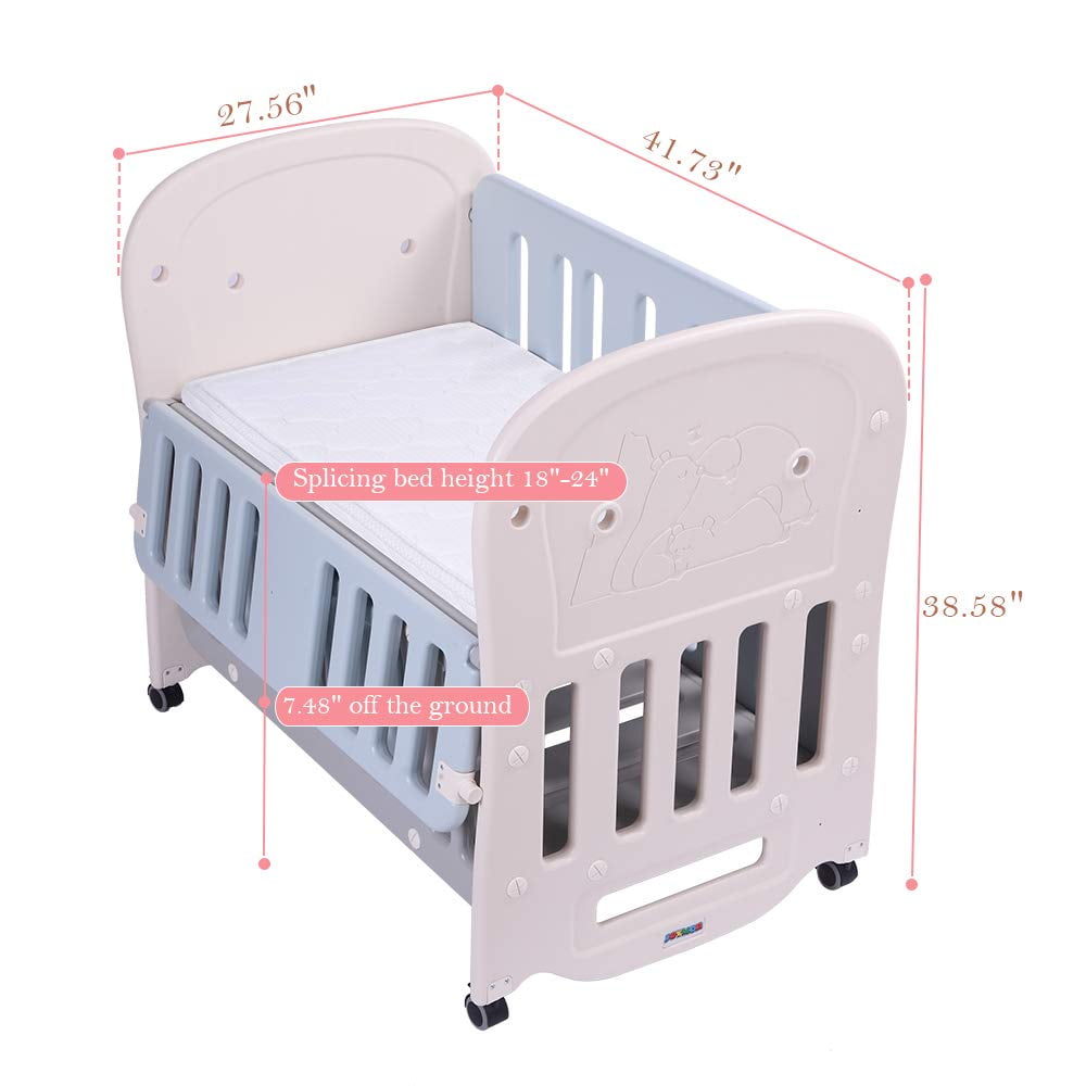 multifunctional baby crib 7 in 1