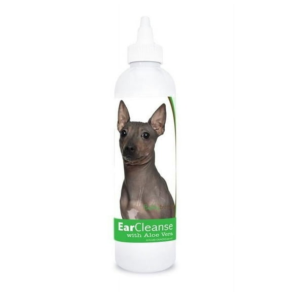 Healthy Breeds 840235197690 8 oz American Hairless Terrier Ear Cleanse with Aloe Vera Cucumber Melon