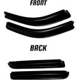 thumbnail image 2 of JSP Window Vent Visor For Ford F150 Super Crew 04-08 Rain Guard Deflector, 2 of 10