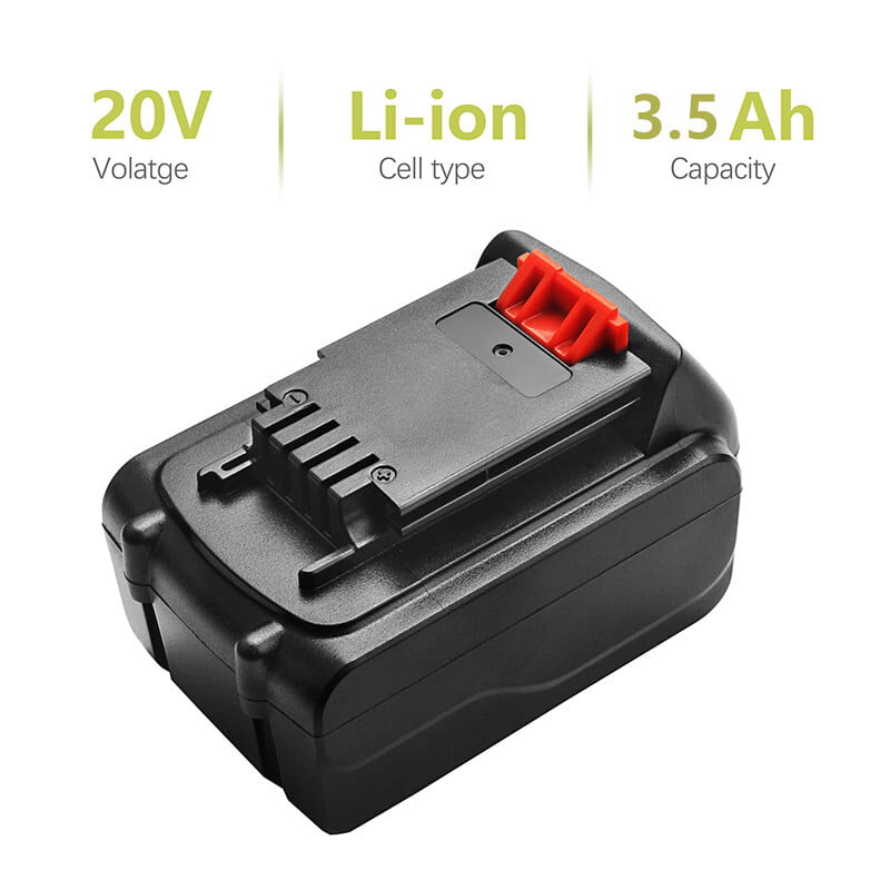 20V 5000mAh Lithium Battery For Black & Decker LB20 LBXR20 BL2018 LSW20 CHH2220 