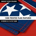 thumbnail image 5 of G128 Combo Pack: 6 Feet Tangle Free Spinning Flagpole (White) Tennessee TN State Flag 3x5 ft Printed 150D Brass Grommets (Flag Included) Aluminum Flag Pole, 5 of 9
