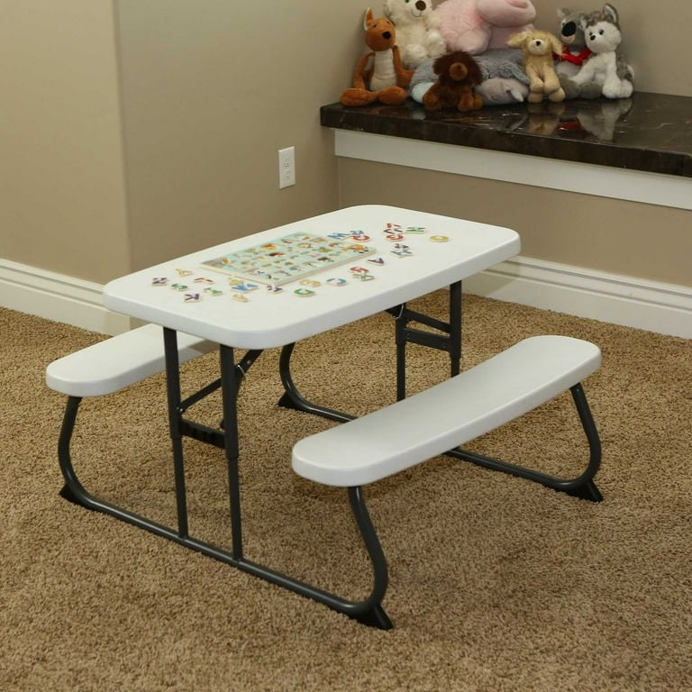Lifetime Children's Indoor & Outdoor Plastic Picnic Table Lifetime Children's Indoor & Outdoor Plastic Picnic Table