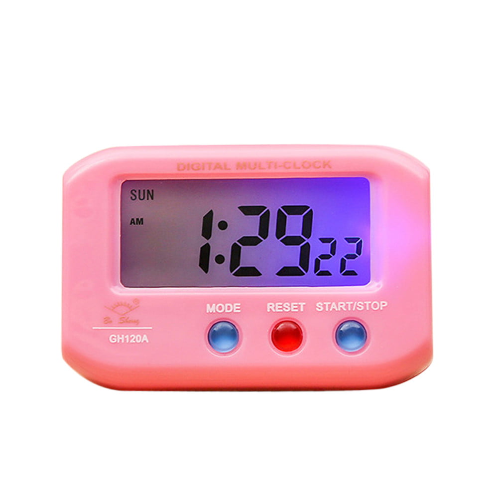 Mini Digital Backlight LED Display Table Alarm Clock Snooze Calendar  In H&SL 