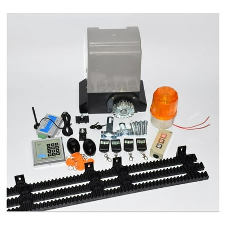 

Home villa automatic AC motor Sliding gate opener operator kit 370W for 800kgs gate with 5m or 4m nylon gear rack