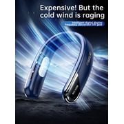 Portable Neck Air Conditioner, TEC Ice Porcelain Cooling, 3.0 Personal Cooler Fan for Outdoor, Office, Travel