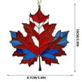 thumbnail image 3 of Maple Leaf Stained Window Hanging, Stained Acrylic Window Hanging Pendant Halloween Decor, Fall Maple Panel Suncatcher for Harvest Thanksgiving Autumn Party Supplies, 3 of 6