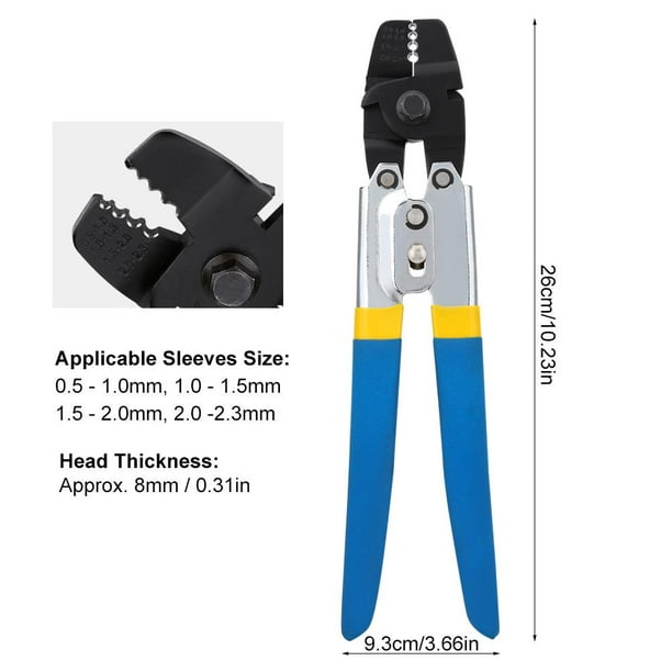 Sonew High Carbon Steel Fishing Plier Wire Rope Crimping Tool Crimpers Swager For Crimp Sleeves , Wire Rope Swager, Crimping Plier