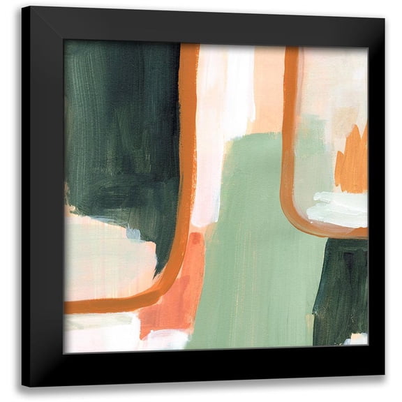 Warren, Annie 12x12 Black Modern Framed Museum Art Print Titled - Patina Arc II