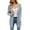 Grey, variant on Womens Cardigan " Long Sweater Solid Color Knit With Buttons Casual " Work Cardians