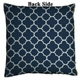 thumbnail image 2 of GCKG Classic Navy Blue Quatrefoil Reversible Mermaid Sequin Pillow Case Home Decor Cushion Cover 16x16 inches, 2 of 3