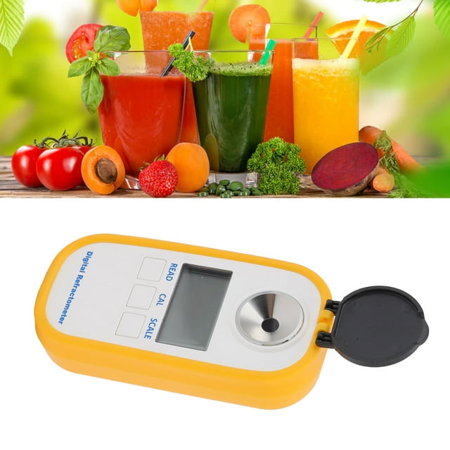 Digital Brix Refractometer, Portable Handheld Brix Maple Syrup Jam Sauces Refractometer, Brix Meter Pocket Refractometer For Measuring Sugar Content In Watermelons, Grapes And